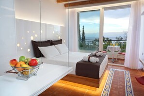 Superior studio, uitzicht op zee