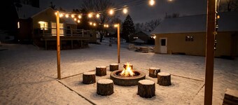 Cozy Browns Lake Retreat. Near Lake Geneva. Private Beach. Fire Pit. Game Room