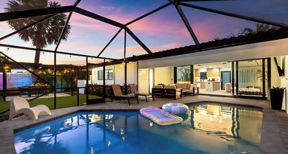 Soleil Oasis by Avantstay Screened Pool + Outdoor Lounge + Firepit Near the Beach