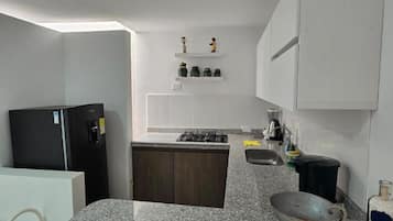 Apartment, Balcony, Mountain View | Private kitchen