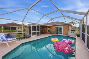 Pool - Early Terrace Retreat with HEATED POOL 3BRs-2Baths (Port Charlotte)