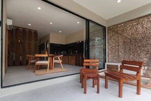 Interior - Modern 1-bedroom studio with Sunken Pool, AC and gym access in La Veleta, Tulum (Tulum)
