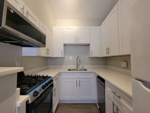 Fridge, microwave, stovetop, dishwasher - Honey Studio · FIFA Midtown Gem · Private Parking (Atlanta)
