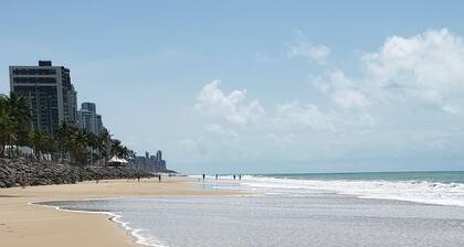 Recife Stay | 506A | Fully equipped apartment in Boa Viagem with ocean view and 5 minutes from the airport.