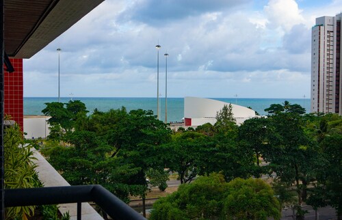 Recife Stay | 506A | Fully equipped apartment in Boa Viagem with ocean view and 5 minutes from the airport.