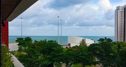 Recife Stay | 506A | Fully equipped apartment in Boa Viagem with ocean view and 5 minutes from the airport.