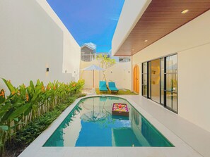 Villa, Balcony, Ocean View | Pool | Outdoor pool - Beachside Luxury 3BR Mediterranean Sanur (Denpasar)