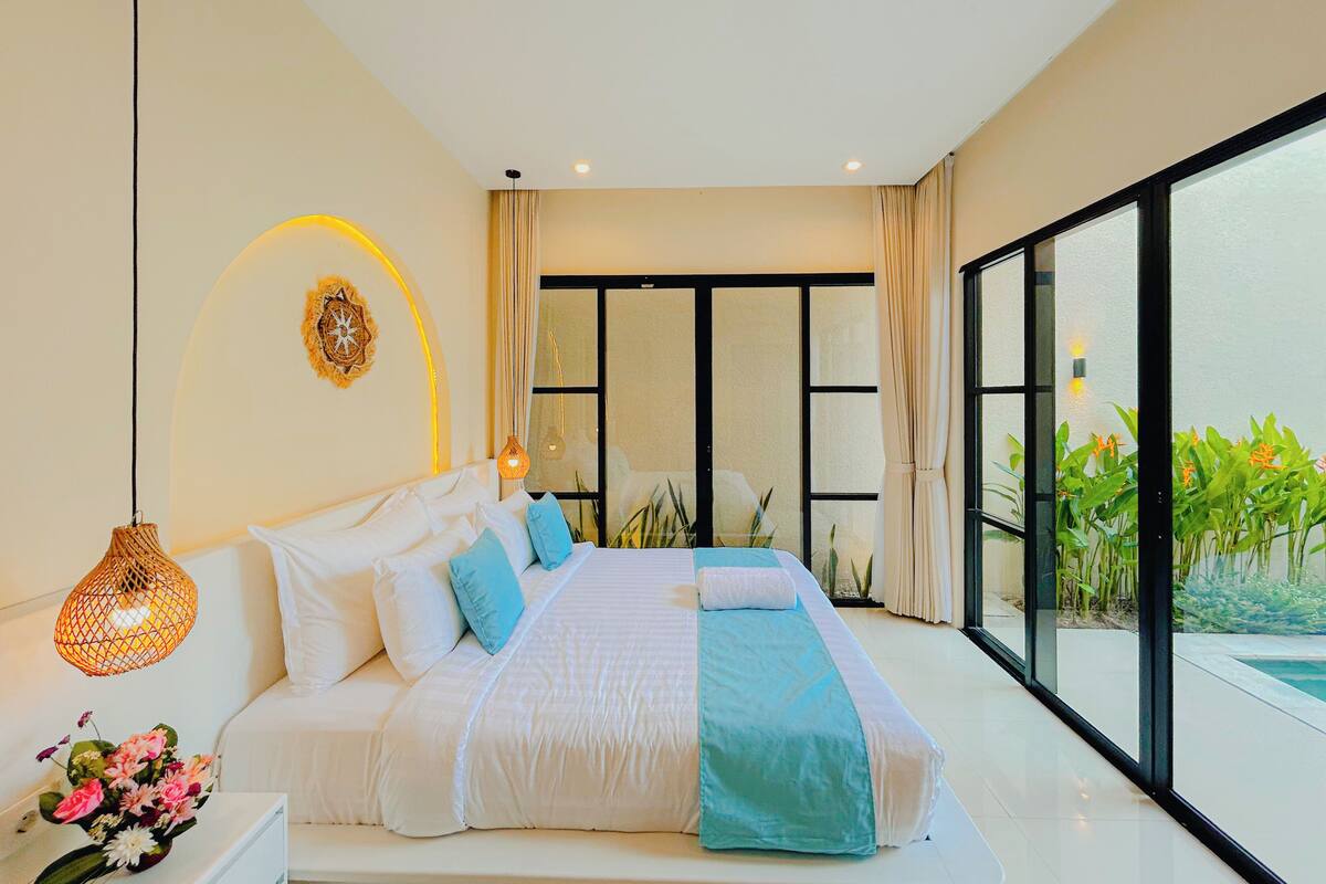 Villa, Balkon, Meerblick