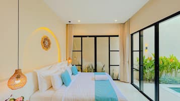 Villa, balcon, vue océan