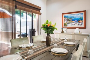 Dining - Elegant 3 Bedroom Villa | Pool | Forest Views (Zimbali)