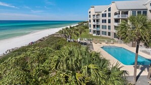 A resort with a pool, beach view, and multi-story buildings. - Gulf Front w/ Amazing Panoramic Gulf Views! Seacrest Beach | Private Beach Access (Seacrest Beach)