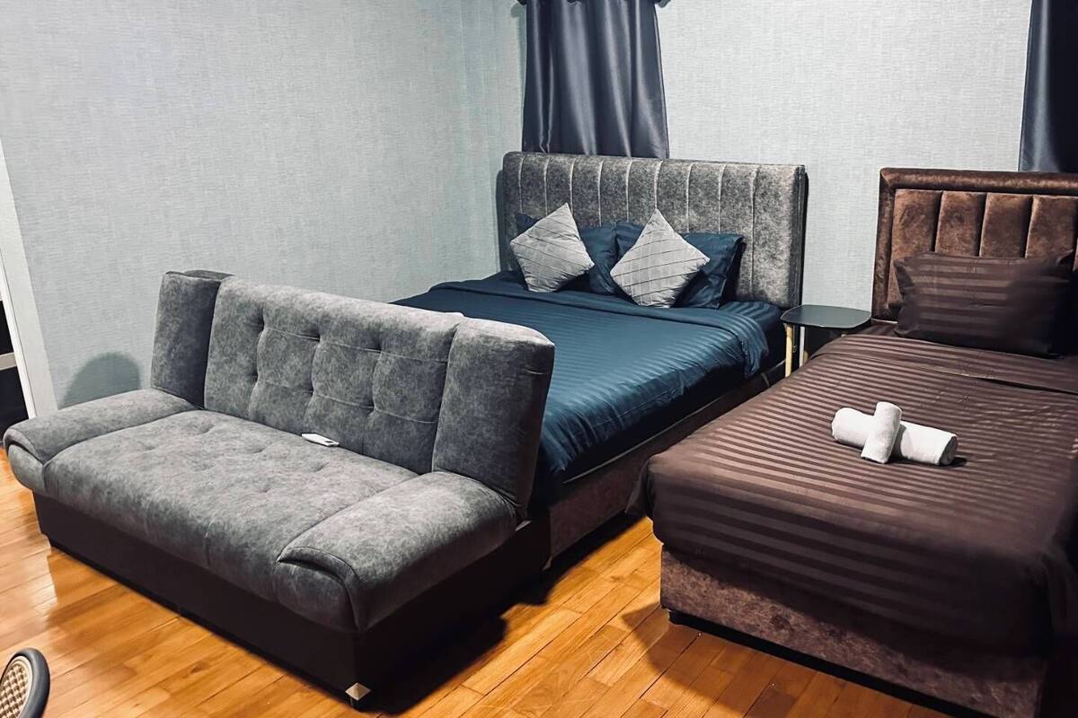 ห้องดีลักซ์ทริปเปิล | มินิบาร์ฟรี, ผ้าปูที่นอน