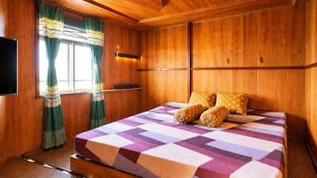 Standard Double Room, Patio, Ocean View | WiFi (surcharge), bed sheets