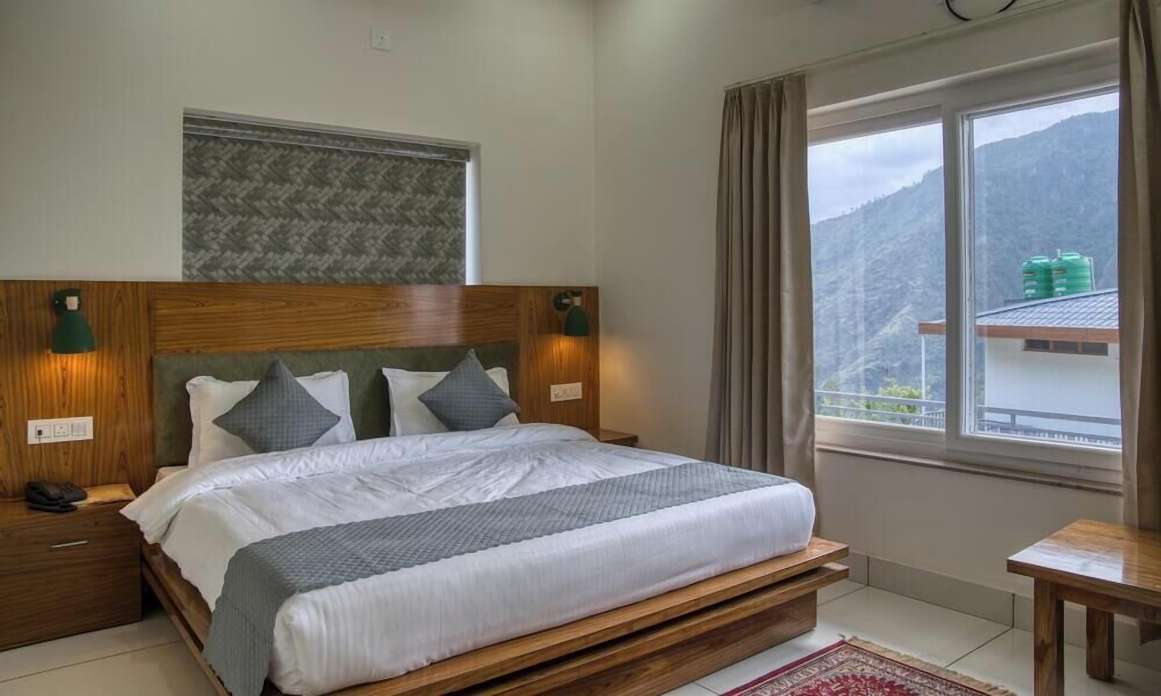 Kamer, 1 twee- of 2 eenpersoonsbedden, balkon, uitzicht op vallei | Gratis wifi