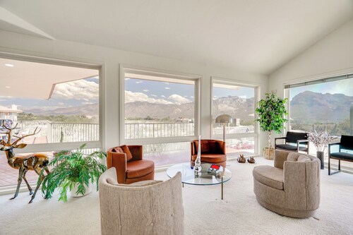 Near Trails: Luxe Mountain-View Retreat in Tucson!