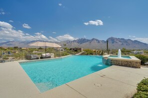 Pool - Near Trails: Luxe Mountain-View Retreat in Tucson! (Tucson)