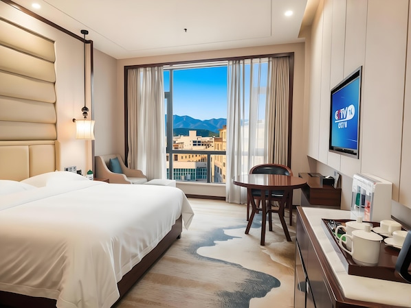 Chambre Double Luxe | Espace de travail pour ordinateur portable, Wi-Fi gratuit