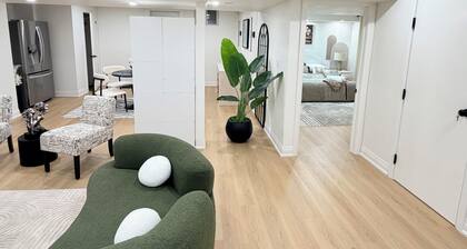 Modern basement suite near Durham college