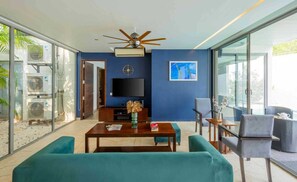 Living area - Elegant 3Bhk Private Pool Villa Goa (HQFG+HW Parra, Goa)