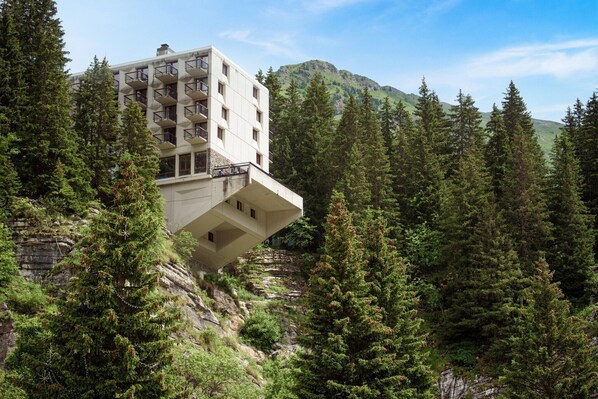 Exterior - Chic Alpine Base with Private Sauna (Flaine)