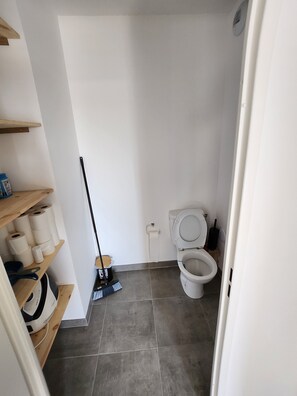 Shower, hair dryer, towels, soap - HIGH-END APARTMENT IN TOUILOUSE (Toulouse)