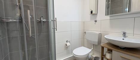 Douche, séchoir à cheveux