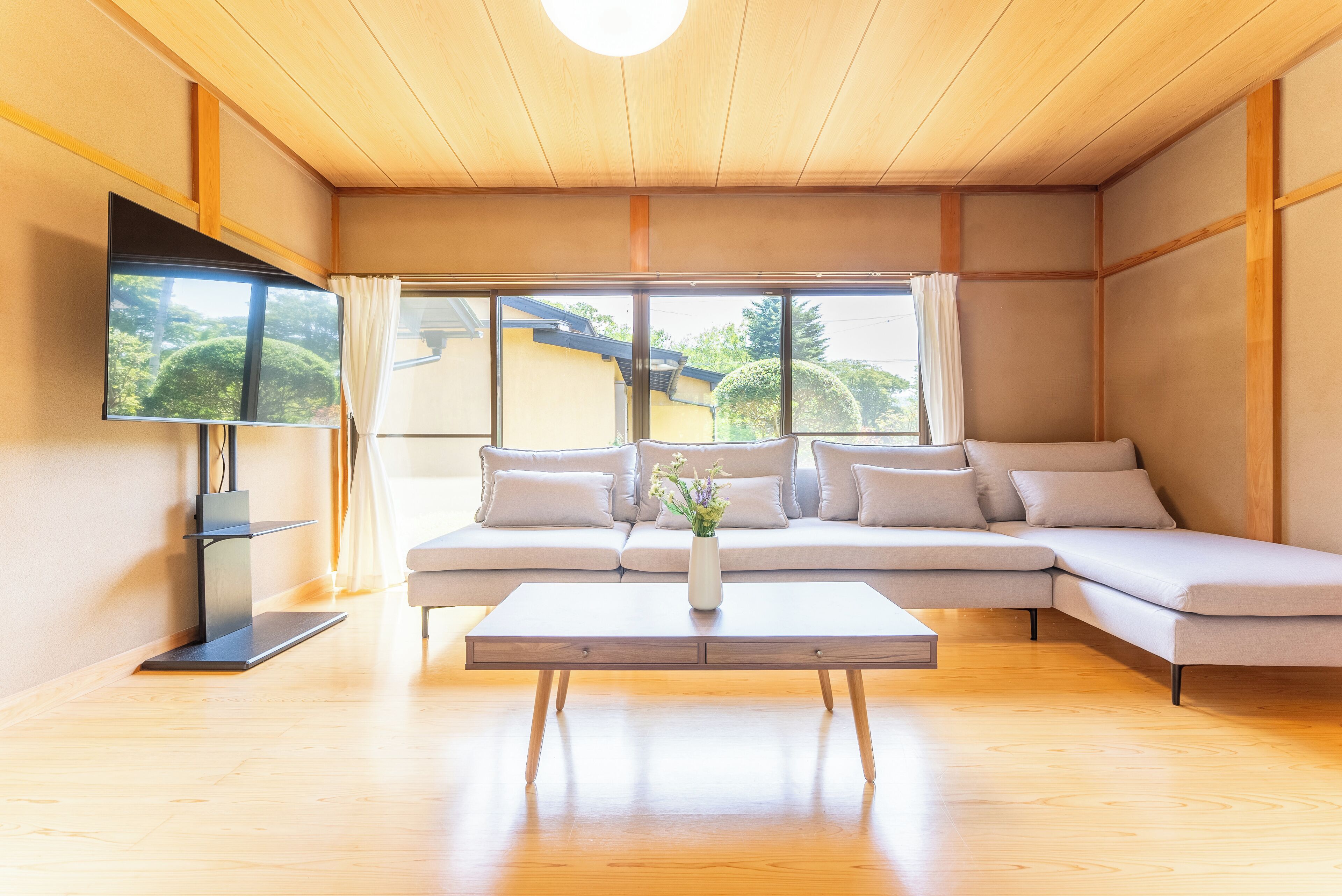 Comfort House, 2 Bedrooms, Courtyard View | Living area