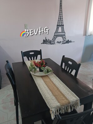 Dining - Adorable 2-bedroom home in cool Baguio for your stay, with a touch of Paris. (Baguio)