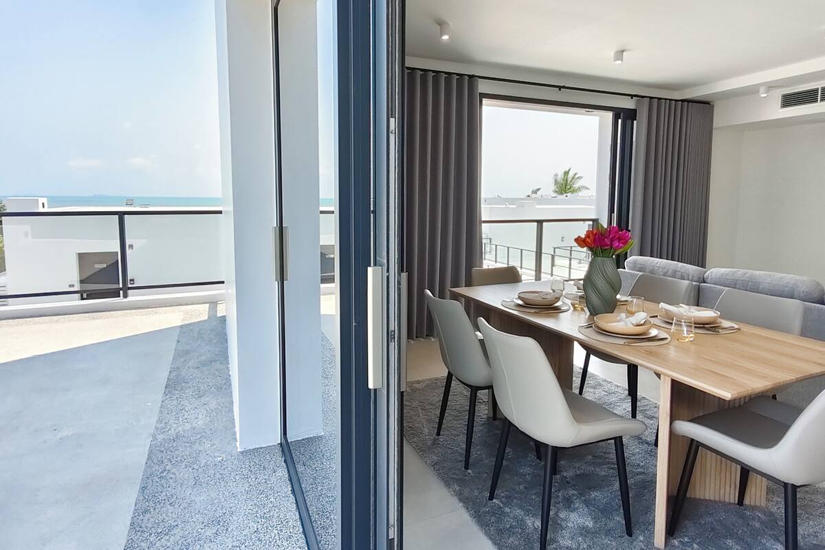 Executive-penthouselejlighed - balkon - havudsigt