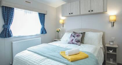 Luxury holiday home with two bedrooms sleeping four people.