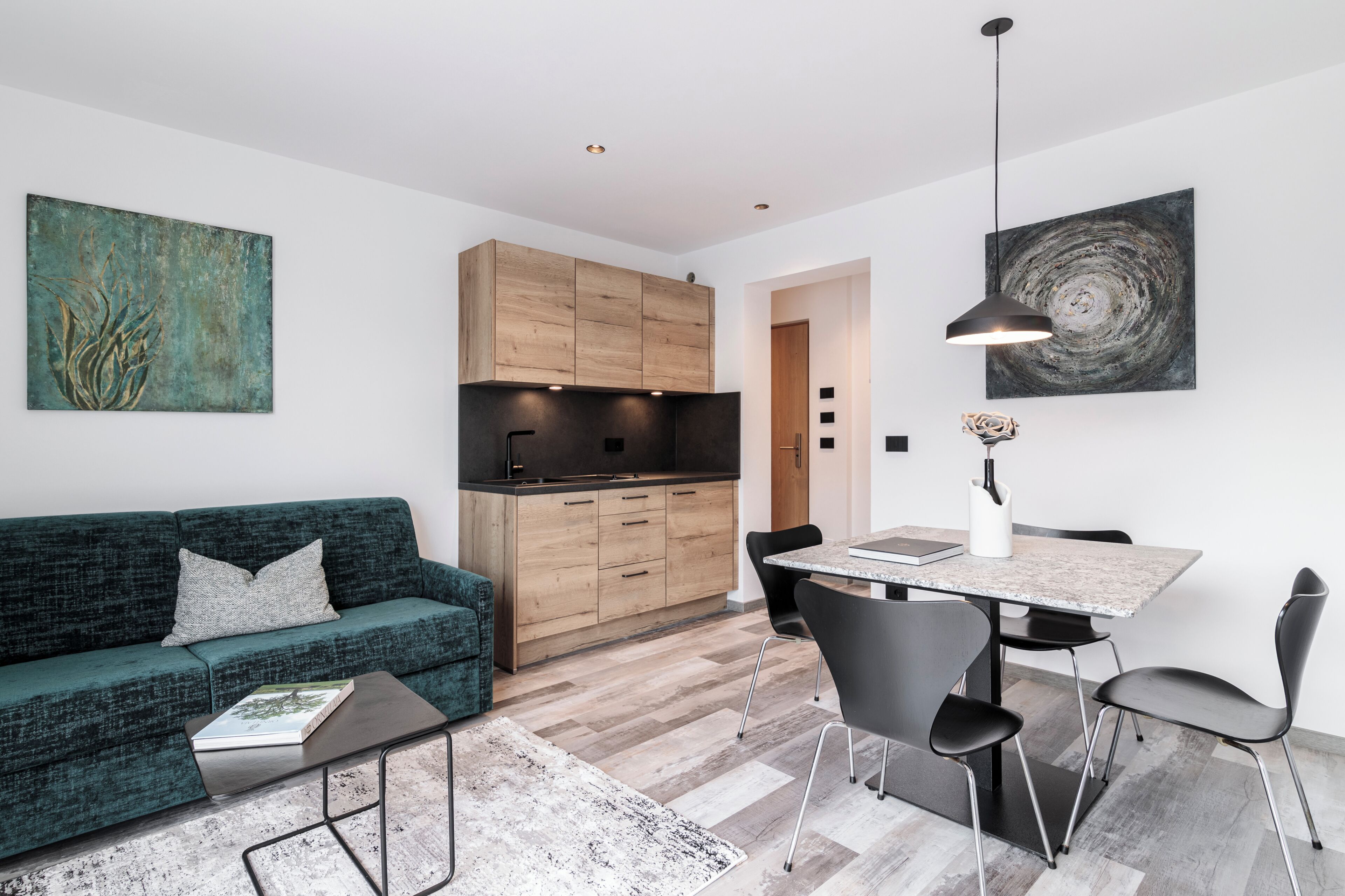 Suíte luxo, vista para a montanha | Área de estar