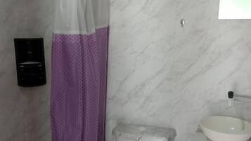 Economy Single Room, Patio | Bathroom