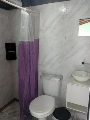 ห้องอีโคโนมีซิงเกิล, ลานระเบียง | ห้องน้ำ