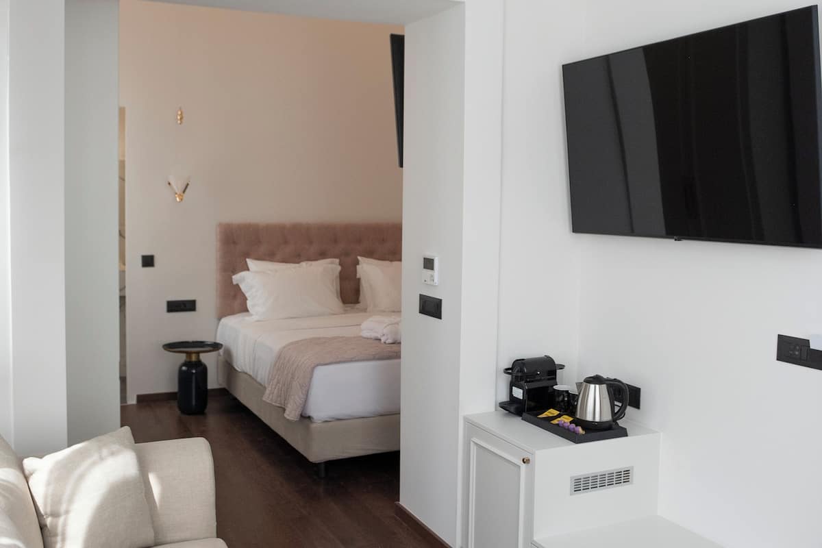 Suite Deluxe, patio, vista a la ciudad