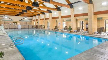 2 indoor pools, a heated pool