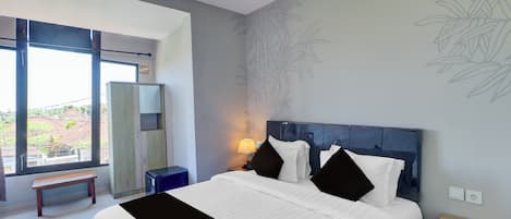 Kamar Double Deluks | Wi-Fi gratis dan seprai linen