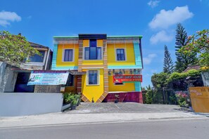 Overnatningsstedets facade