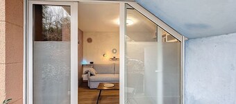 Studio with small terrace on first floor