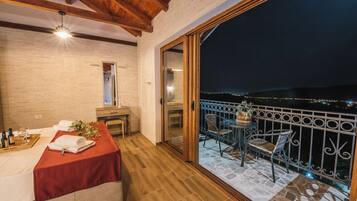 Luxury Chalet, Balcony, Garden View with Private Outdoor Pool | Balcony