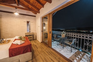 Luxury Chalet, Balcony, Garden View with Private Outdoor Pool | Balcony