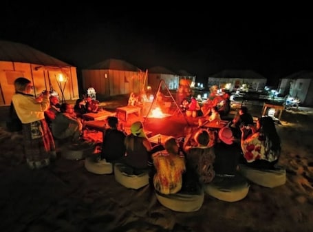 Property grounds. Camping desert luxury camp