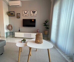 Living area - Beautiful apartment in a beautiful complex close to the sea and restaurants (VC)