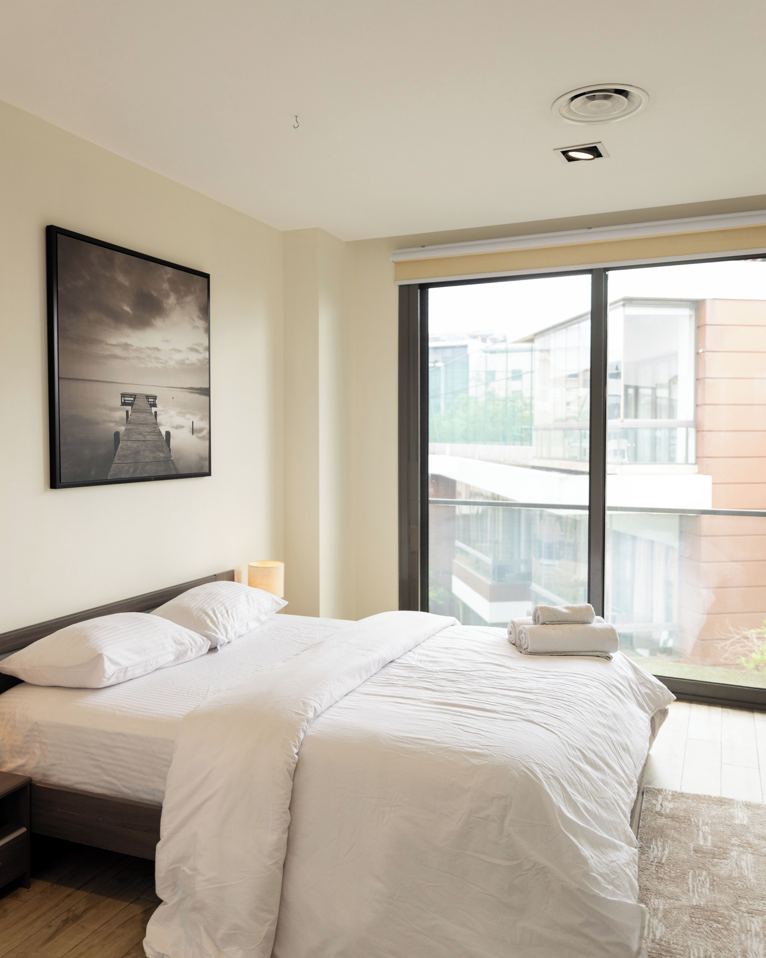 Blackout curtains, iron/ironing board, free WiFi