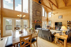 House (3 Bedrooms) | Interior - Hot Tub + Game Room: Spacious Blue Ridge Retreat! (Blue Ridge)