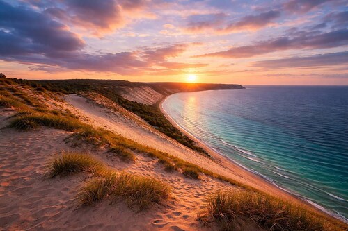 Private Lake Mich Beach Stunning Views Truly North