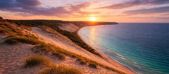 Private Lake Mich Beach Stunning Views Truly North