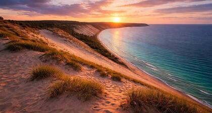 Private Lake Mich Beach Stunning Views Truly North