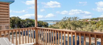 Private Deck & Hill Country Lake Views