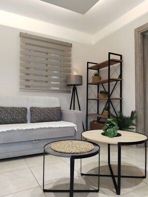 Living area - Elaionas Luxe w/ Private Pool : No.2 (Mastihari)