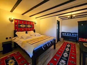 Tweepersoonskamer, uitzicht op tuin